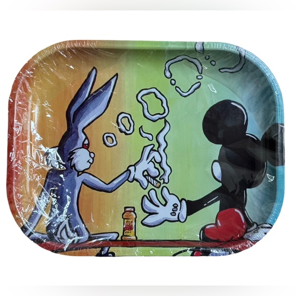 Colorful Cartoon Iconic Characters Rolling/Storage Tray - Picture 3 of 3